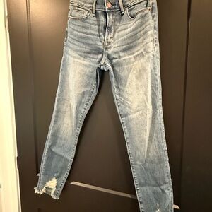 Abercrombie & Fitch Light Blue super skinny mid rise  Jeans